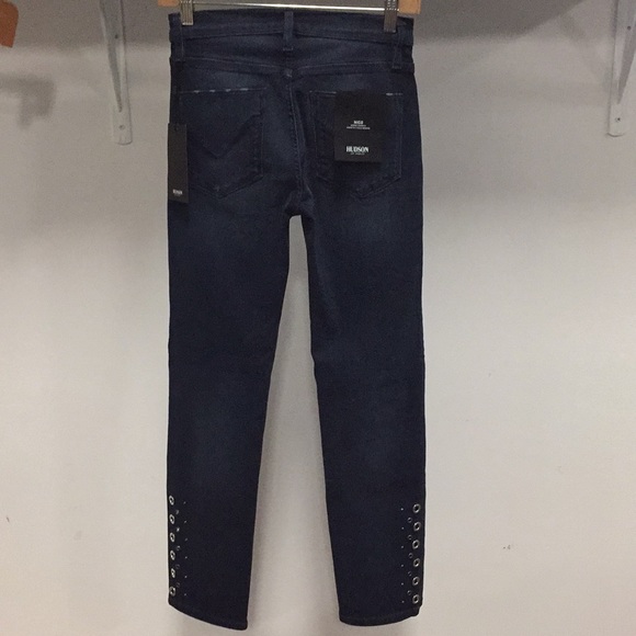 $275 NWT HUDSON denim jean NICO mid rise cigarette pant super stretch - Picture 7 of 8